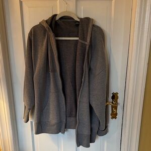 Wild Fable Gray Zip-Up Hoodie